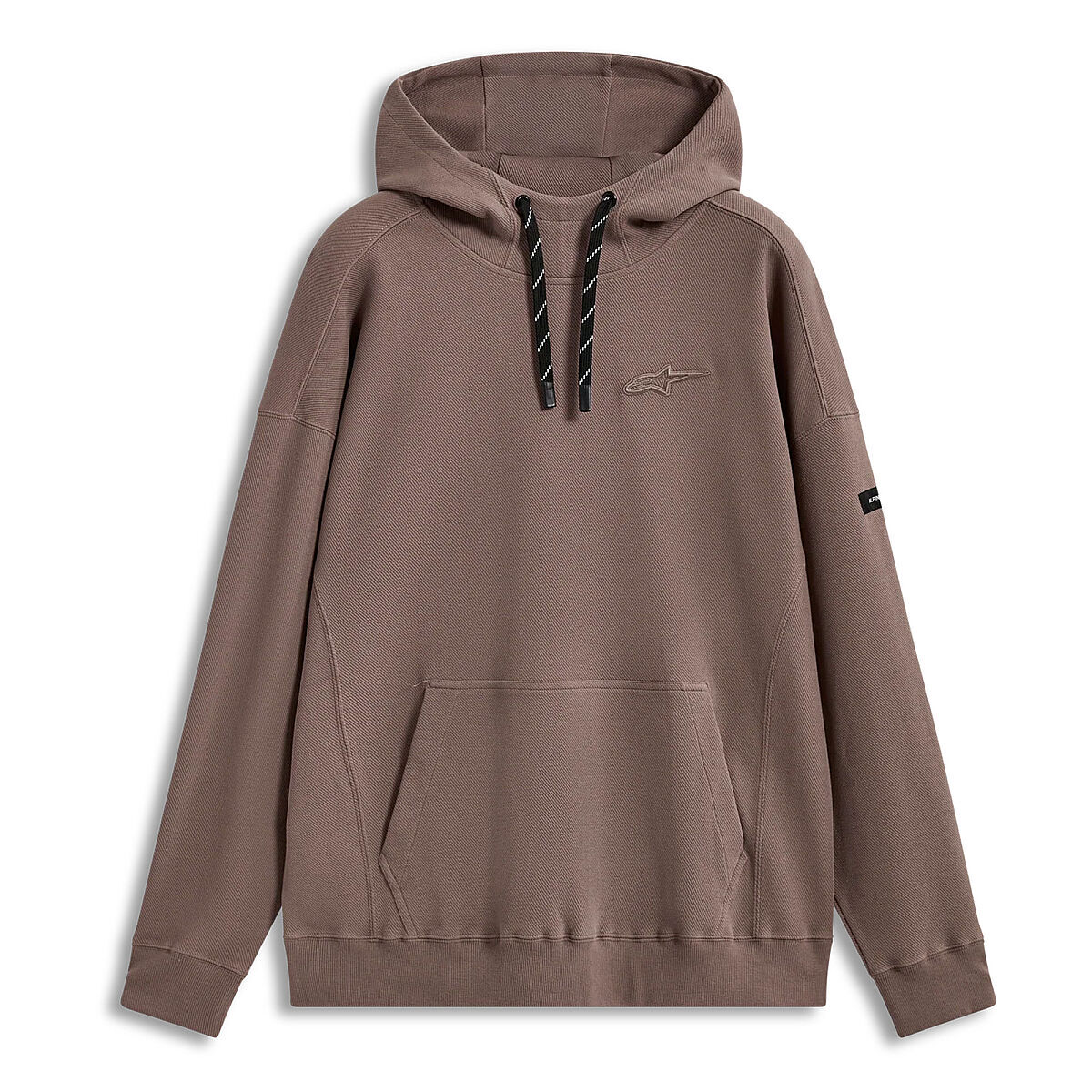 پوشاک روزمره موتور Alpinestars Camino Textured Oversize هودی کلاه‌دار سویشرت قهوه‌ای