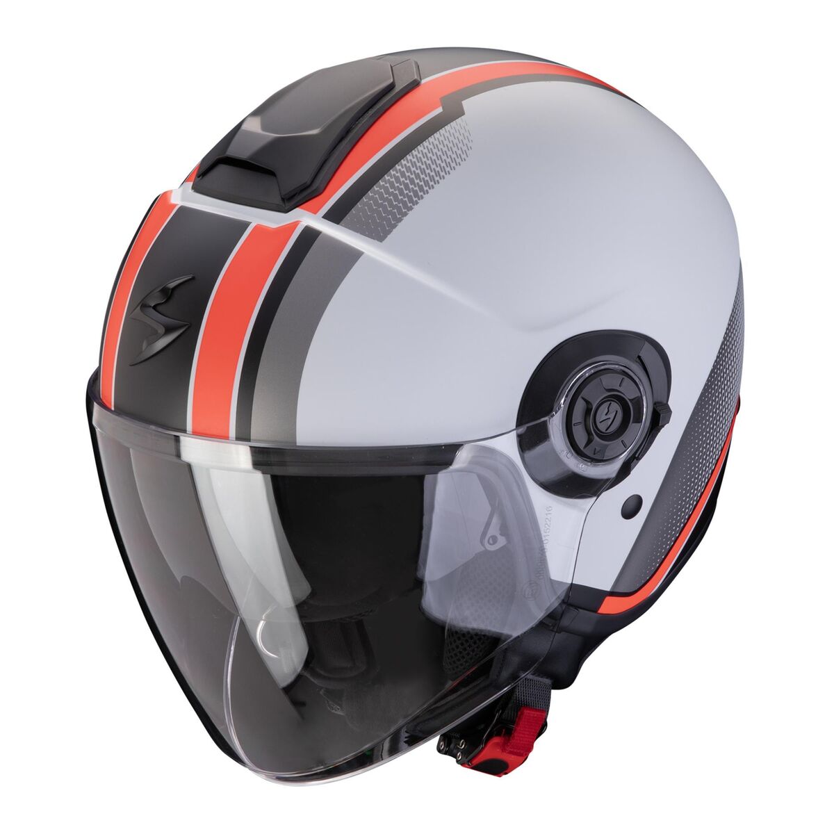 Scorpion EXO City 2 VEL Light Motorcycle Helmet Grey / Red / Black