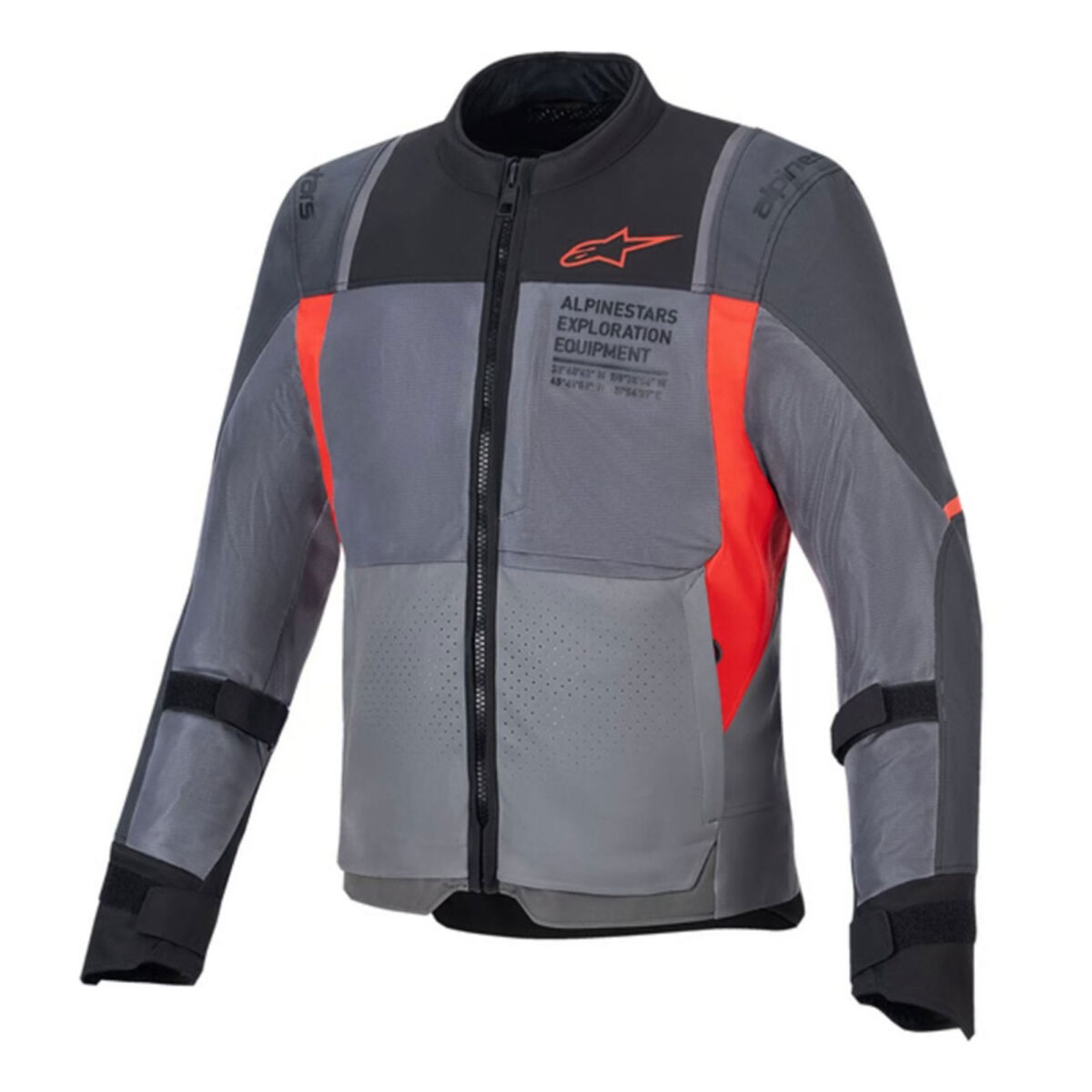 Alpinestars ST-2 Air Protective Motorcycle Jacket Grey / Red / Black