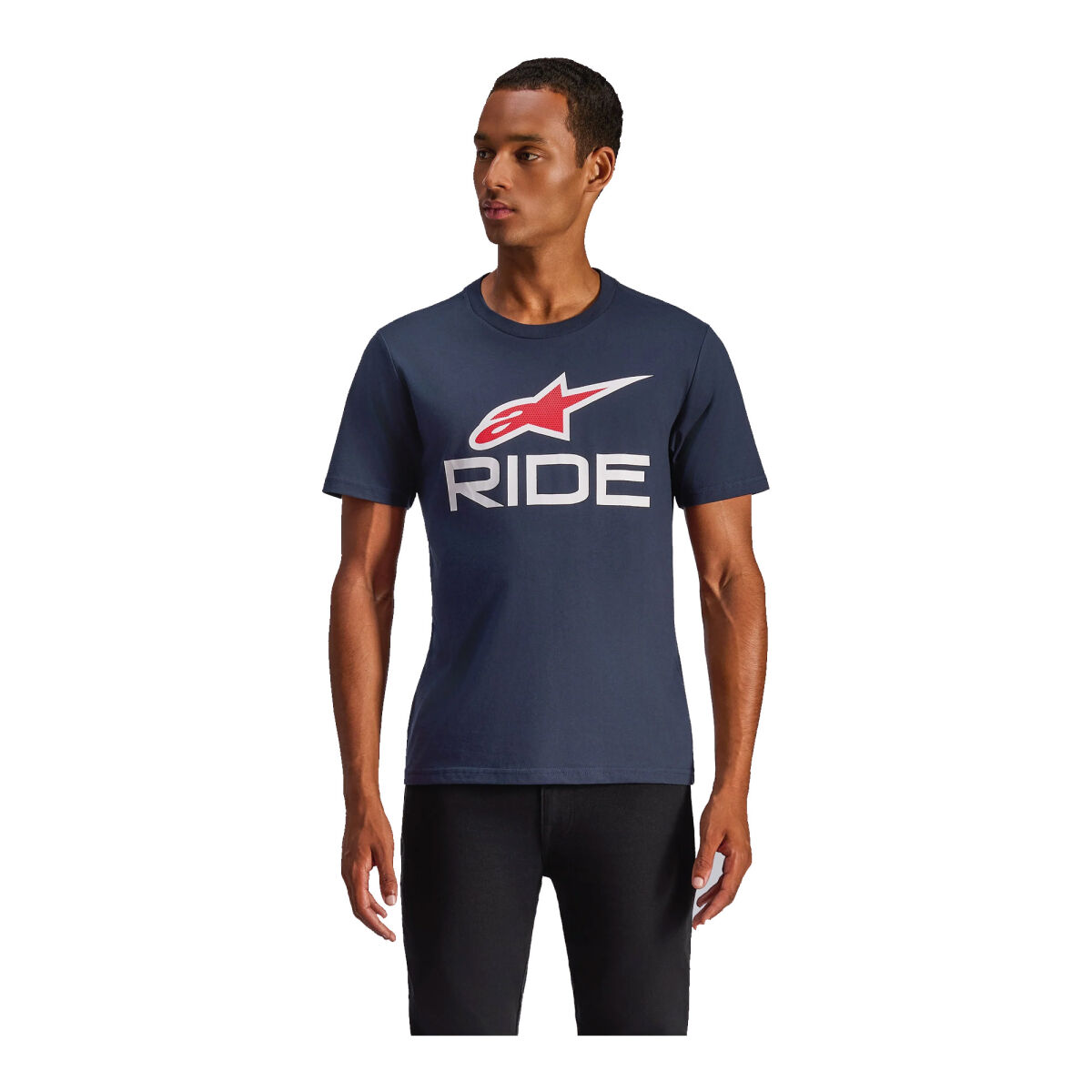 پوشاک روزمره موتور Alpinestars RIDE 4 CSF تیشرت آبی / سفید / قرمز