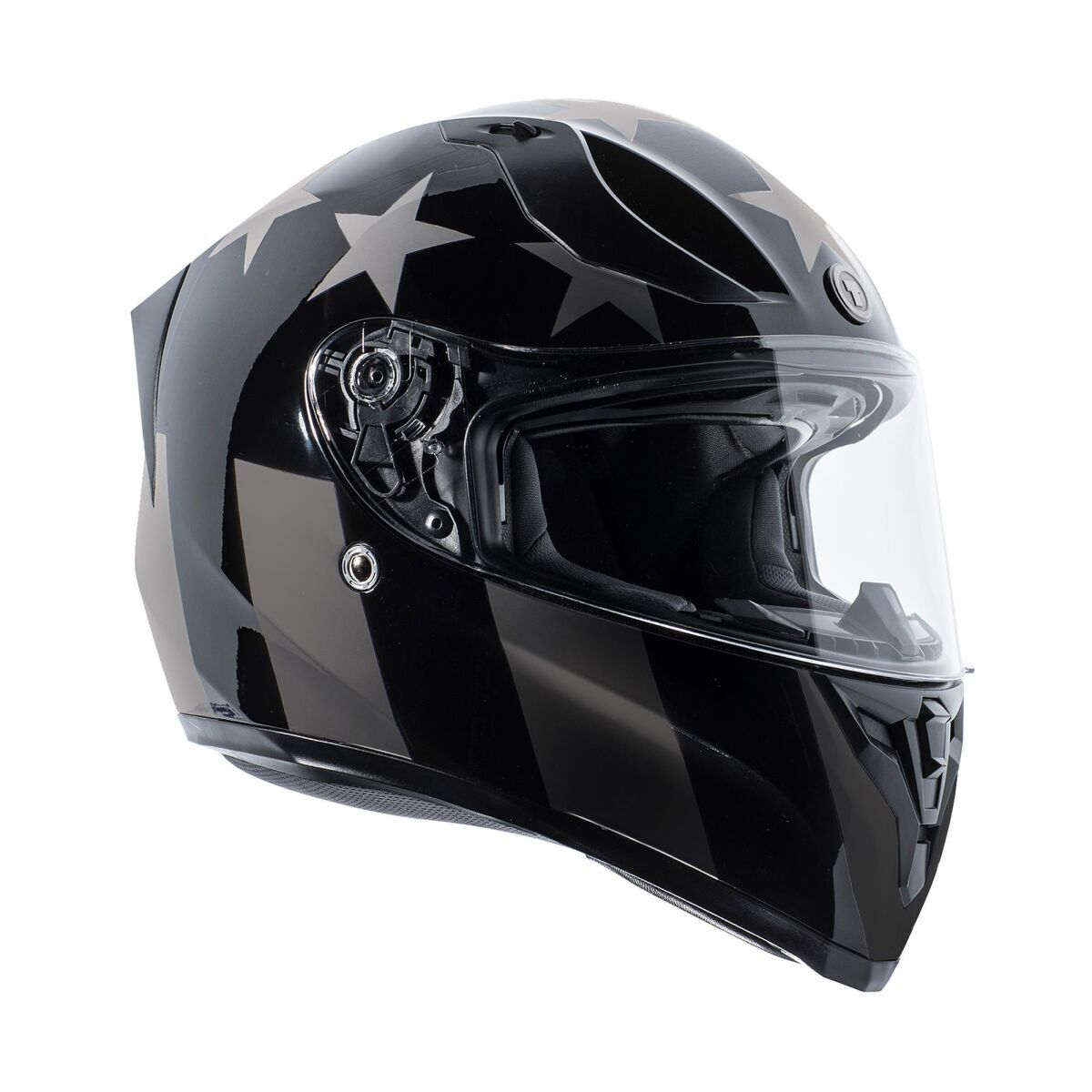 Torc T-15 Midnight Rider Kapalı Motosiklet Kaskı Siyah