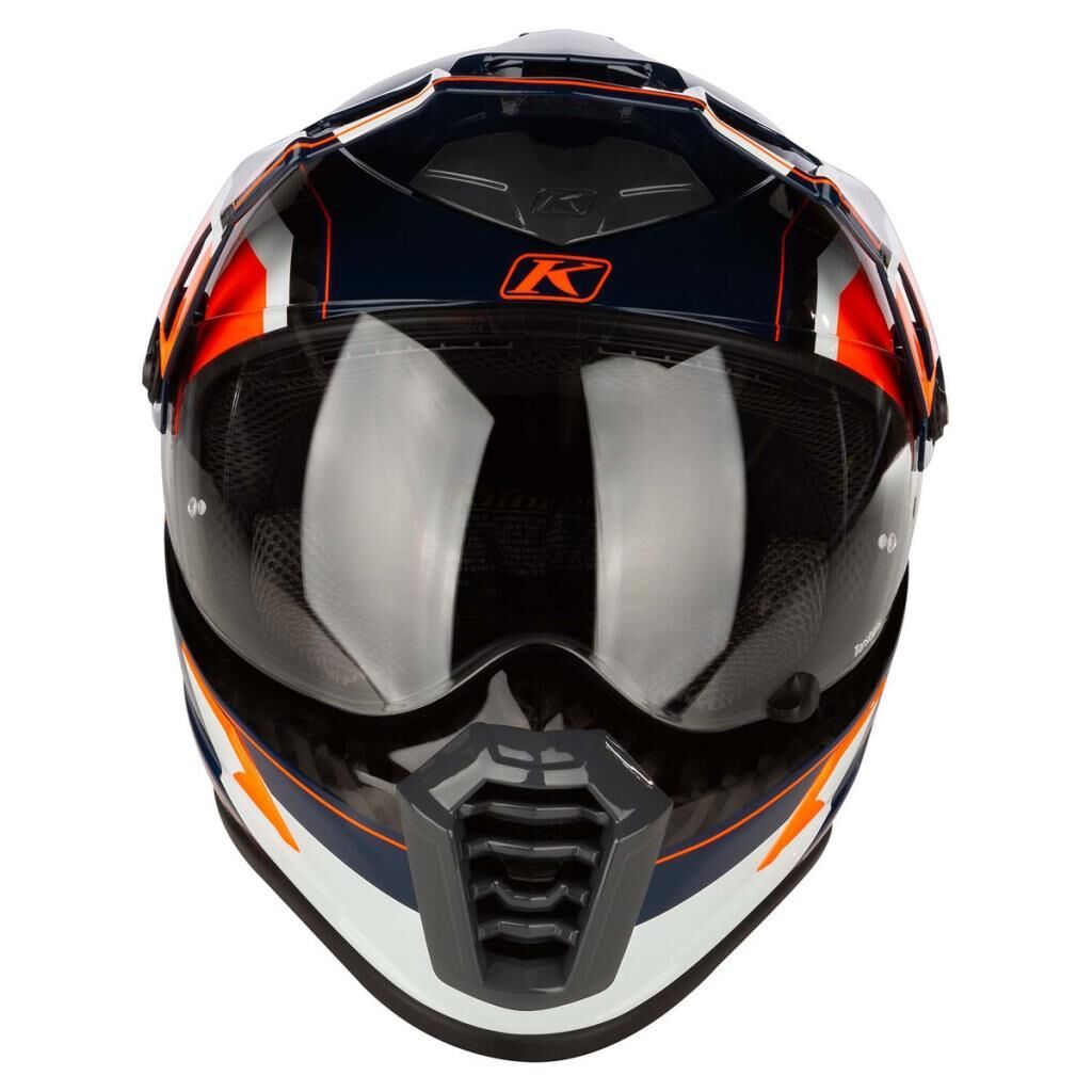 Klim Krios Pro Carbon Adv Rally Motosiklet Kaskı Oranj