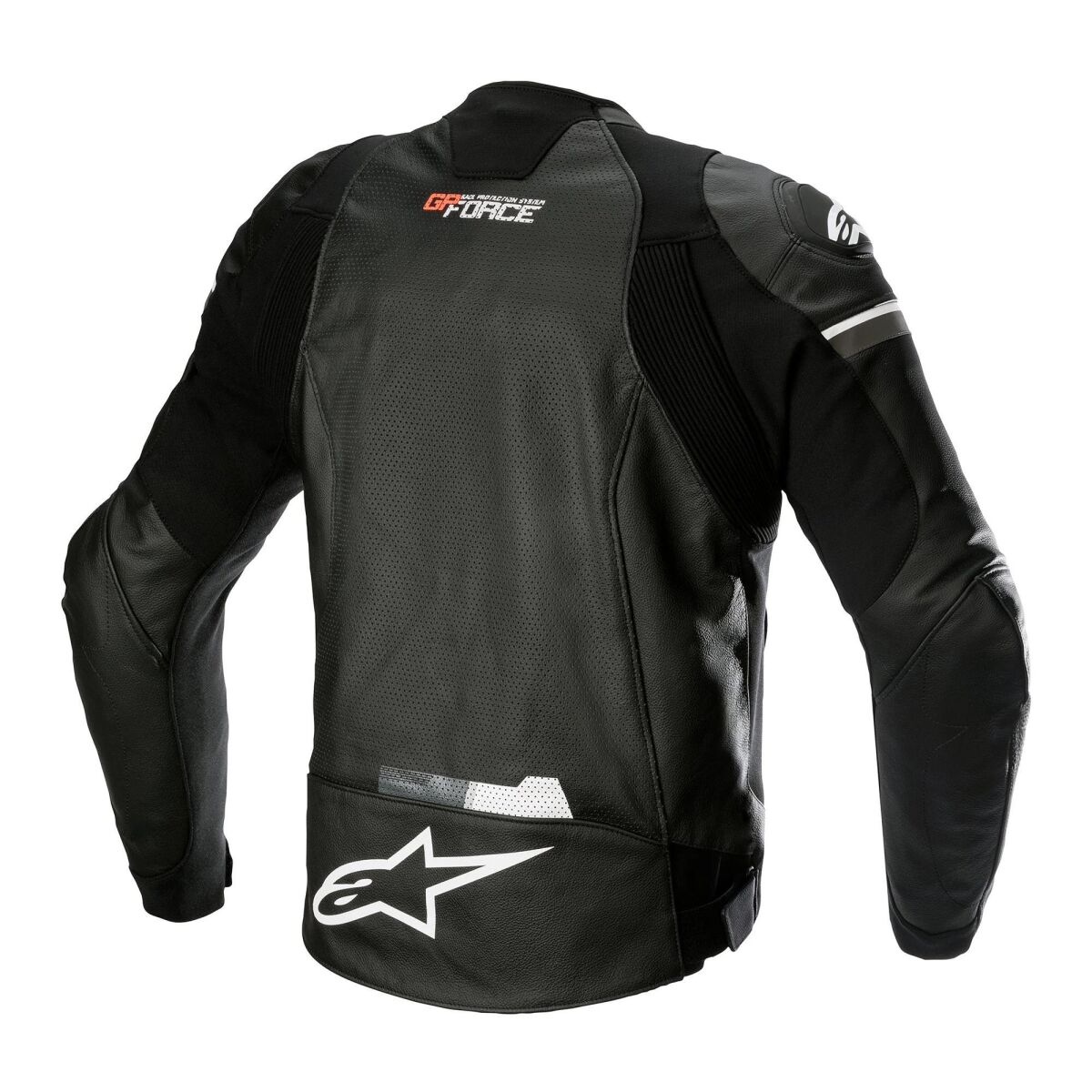 کاپشن موتورسیکلت GARAJJ Alpinestars GP Force Air چرمی محافظ‌دار مشکی