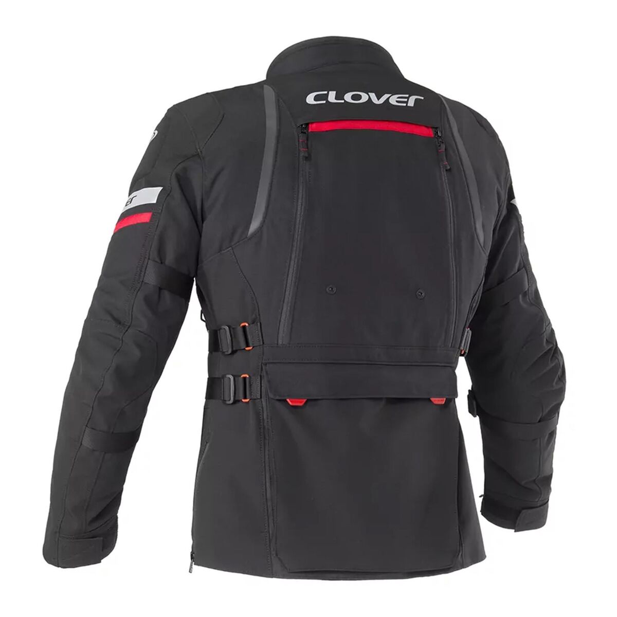 Clover GTS-5 Korumalı Kadın Motosiklet Montu Siyah