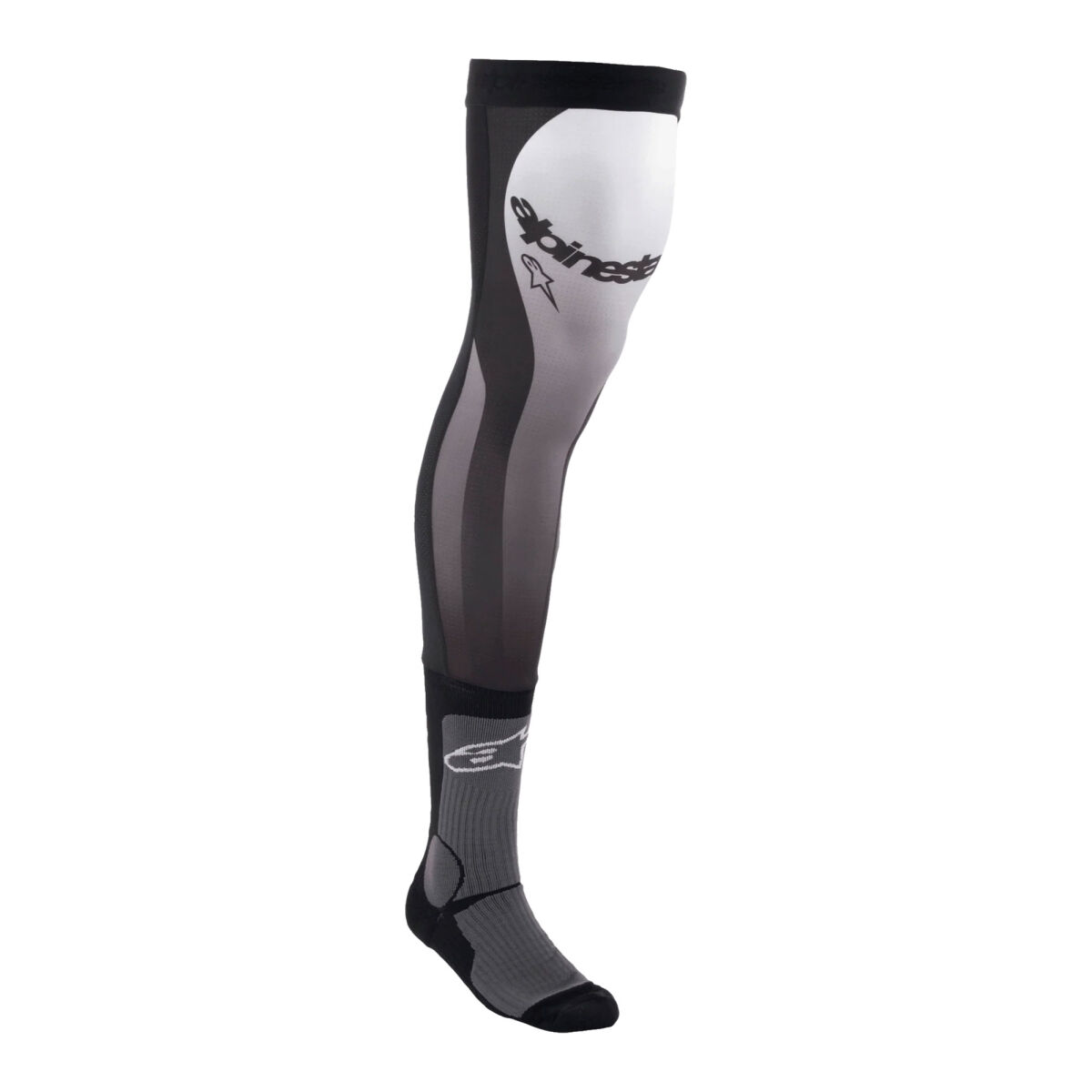 Alpinestars Knee Brace Motokros Çorabı Siyah / Beyaz