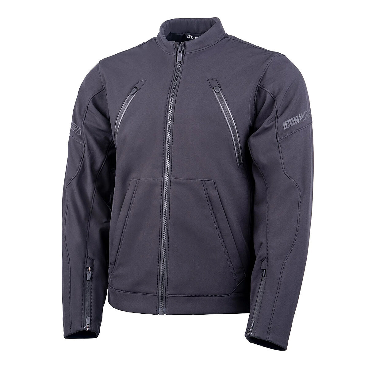 Icon Merc3 Protective Motorcycle Jacket Black