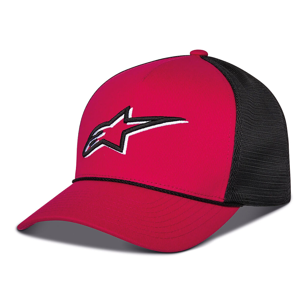 پوشاک روزمره موتور Alpinestars Ageless Shadow Trucker کلاه کپ مشکی / قرمز