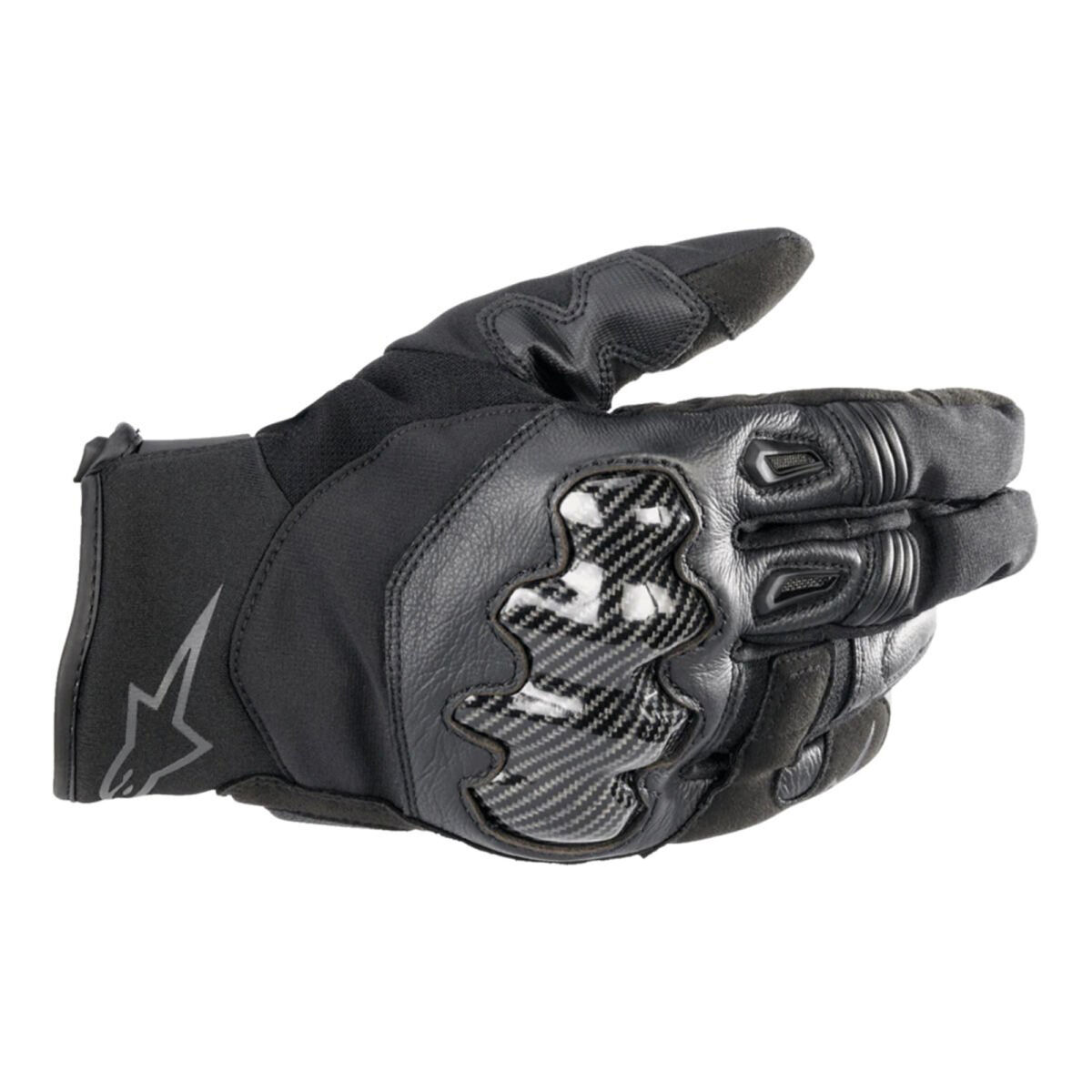 Alpinestars SMX-1 Drystar Protective Motorcycle Glove Black / Black