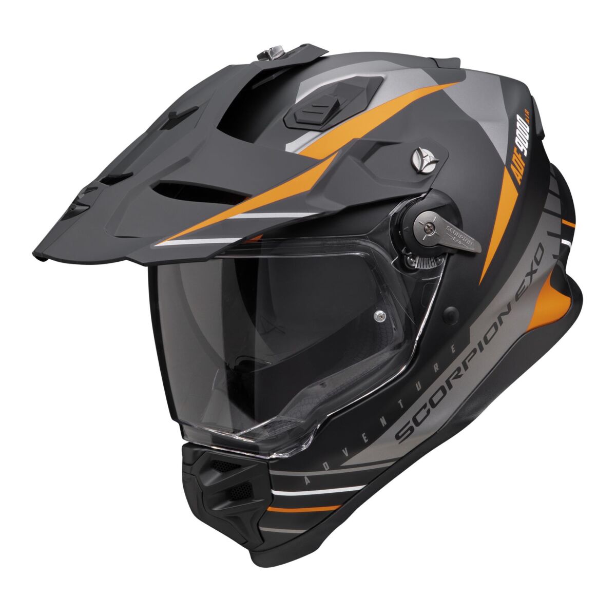 Scorpion ADF-9000 Air Carbon Kapalı Motorcycle Helmet Black