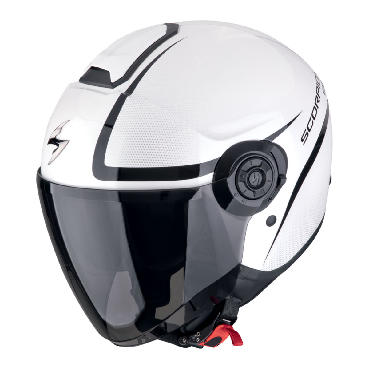 Scorpion EXO City 2 Vita Light Motorcycle Helmet Metalik Black / White