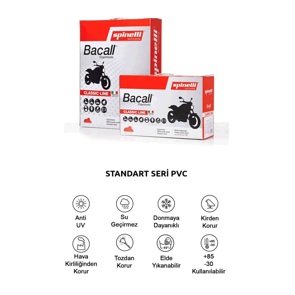 Spinelli Motorcycle Brandası (G) Grey