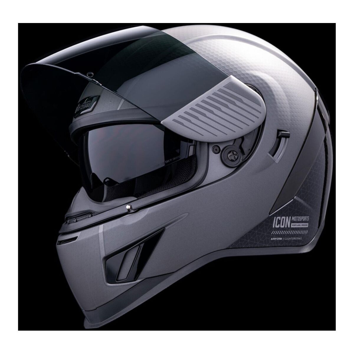 Icon Airform Counterstrike MIPS Kapalı Motorcycle Helmet Matte Silver