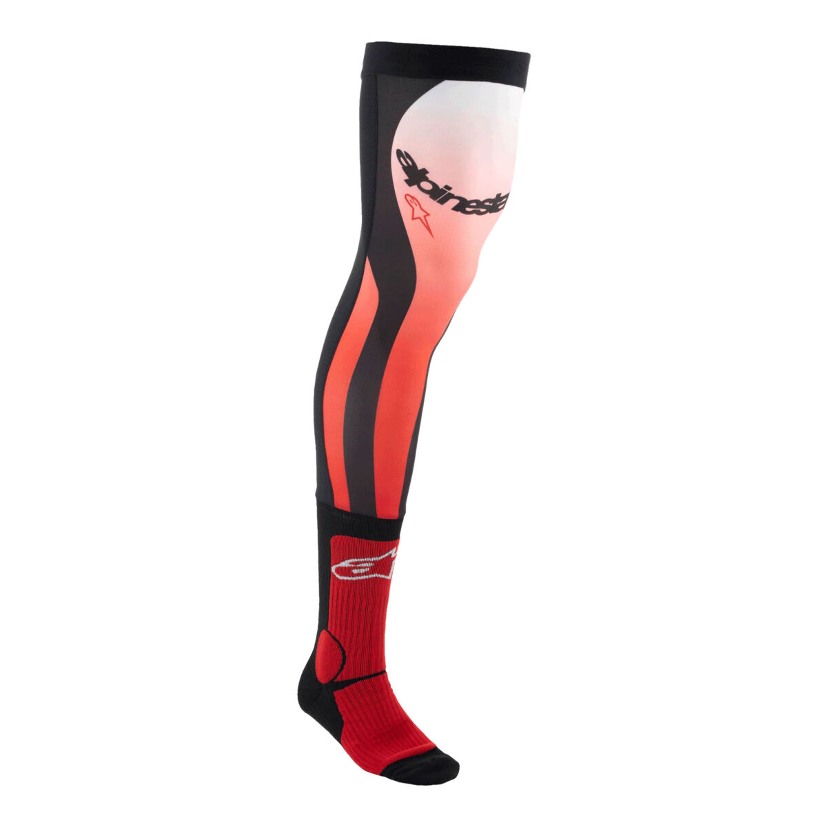 تجهیزات آفرود Alpinestars Knee Brace موتورکراس جوراب مشکی / قرمز