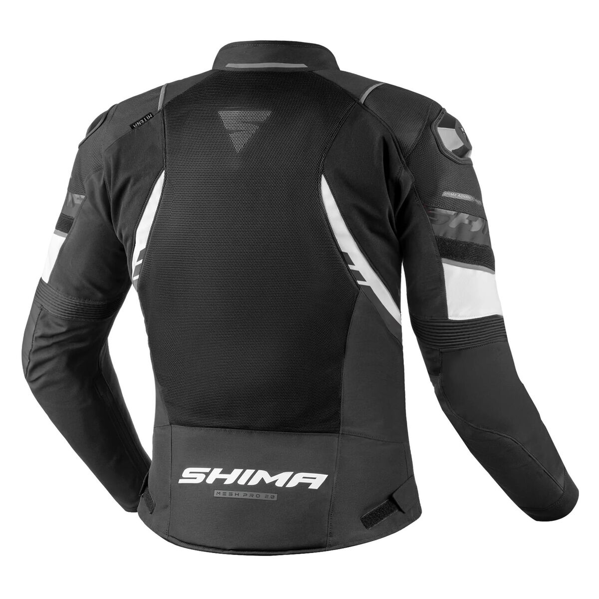 Shima Mesh Pro 2.0 Protective Motorcycle Jacket Black / White