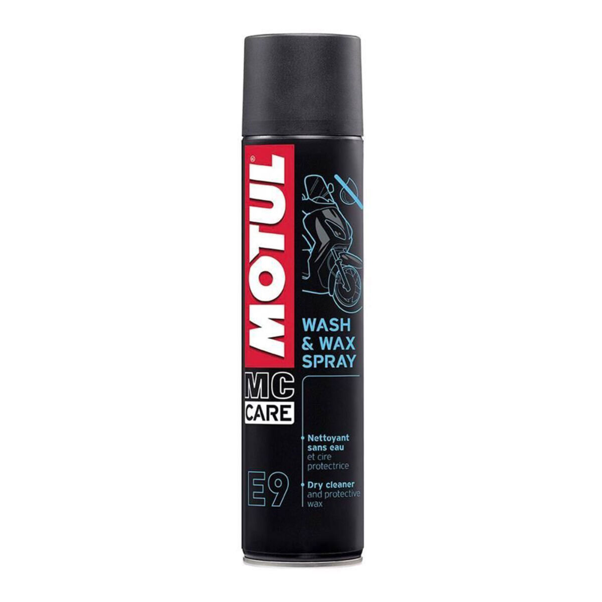 قطعات موتورسیکلت Motul MC CARE E9 Wash Wax Hızlı Temizleyici Sprey 400ML