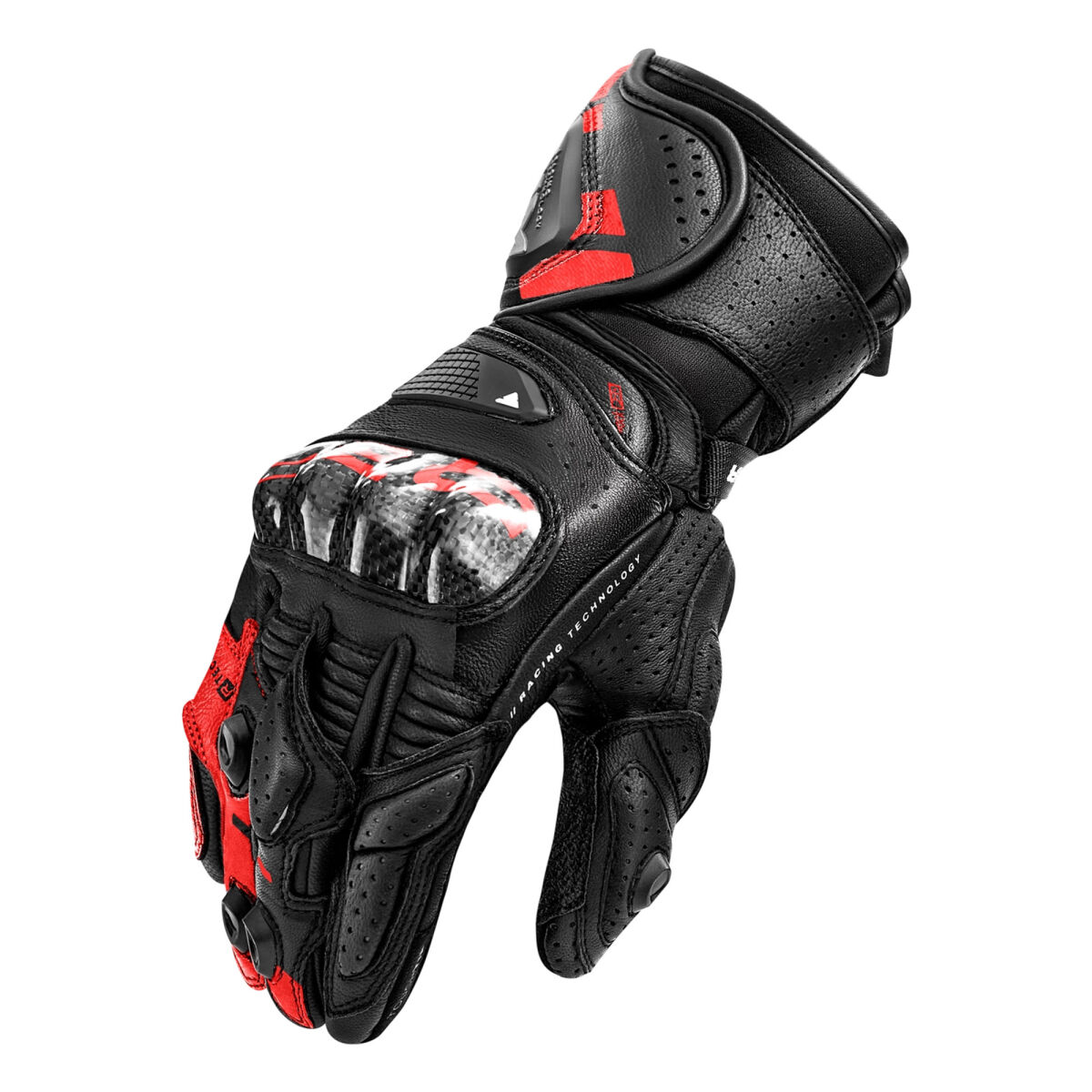Shima RS-3 Protective Motorcycle Glove Red