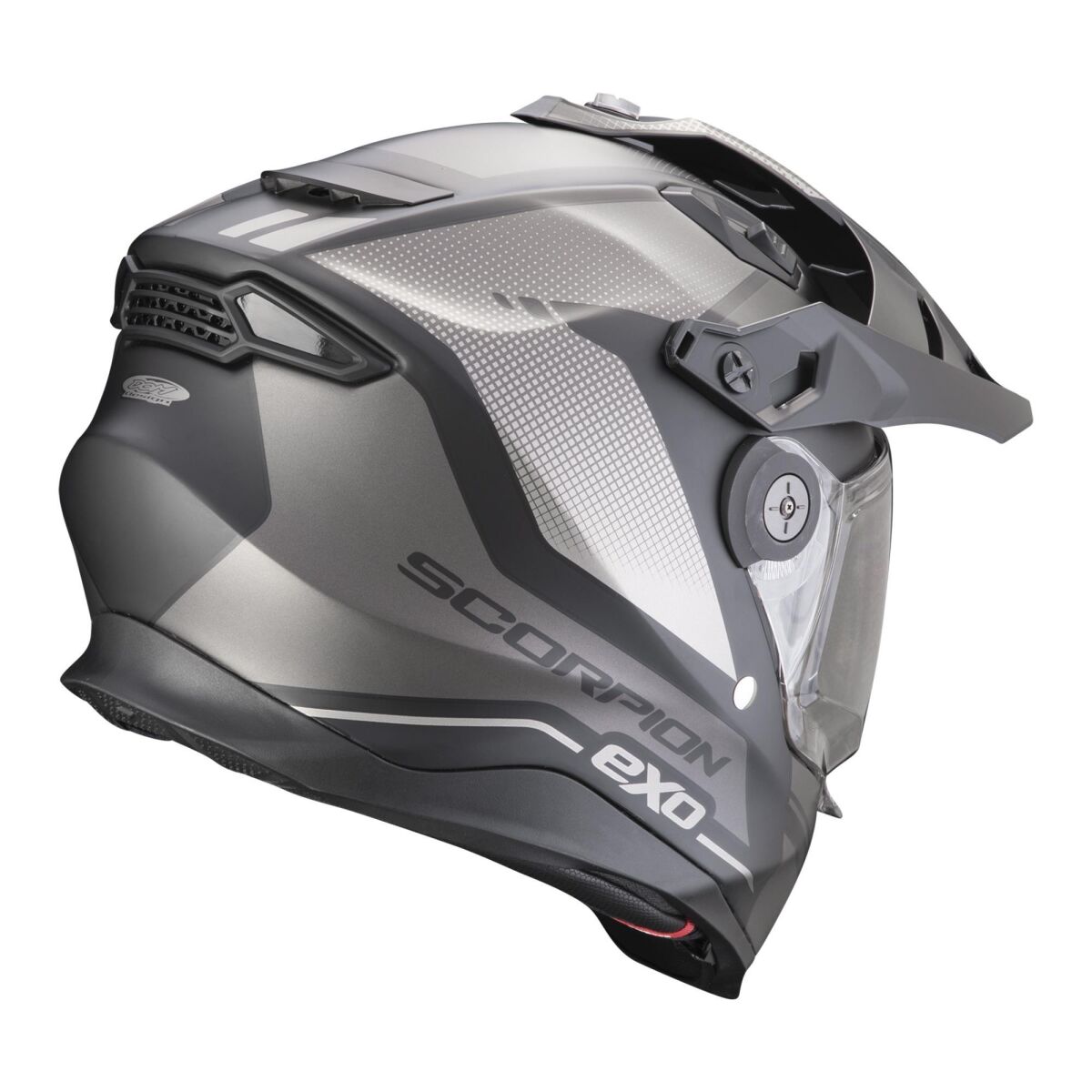 Scorpion ADF-9000 Air Trail Kapalı Motorcycle Helmet Matte Black / Silver