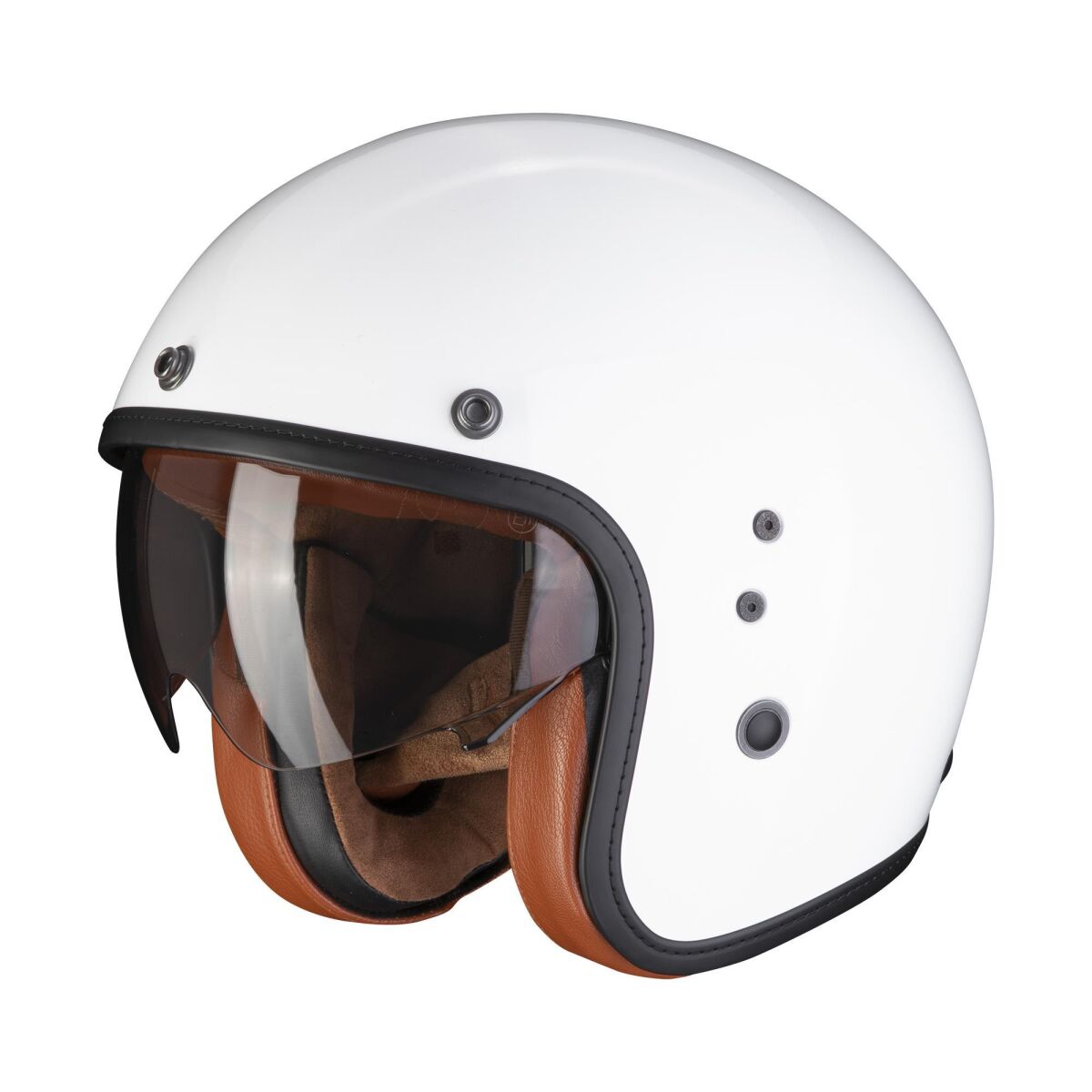 Scorpion Belfast Evo Hangar Fast Light Motorcycle Helmet Black / Silver