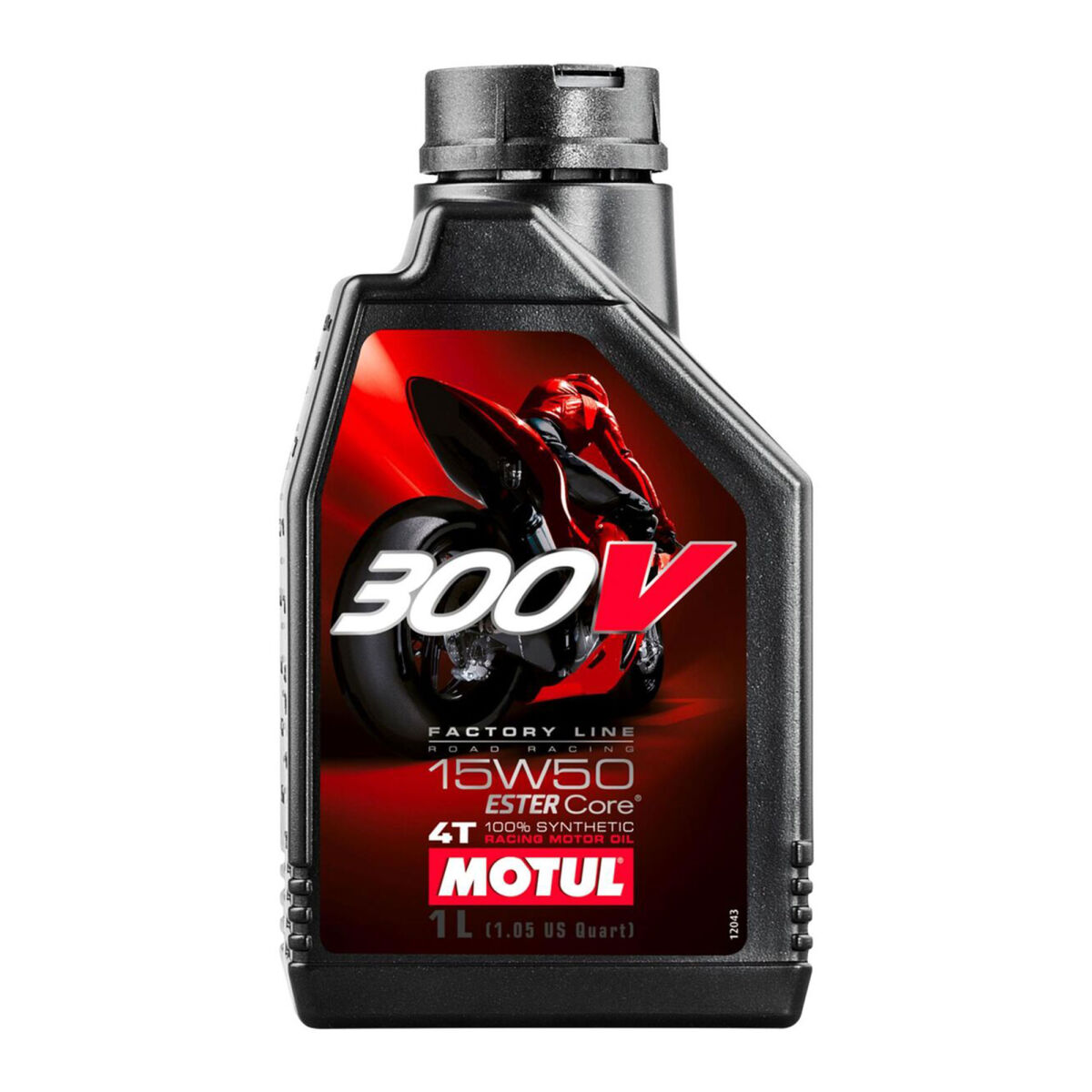 قطعات موتورسیکلت Motul 300V Factory Line 4T 15W50 1L %100 Synthetic