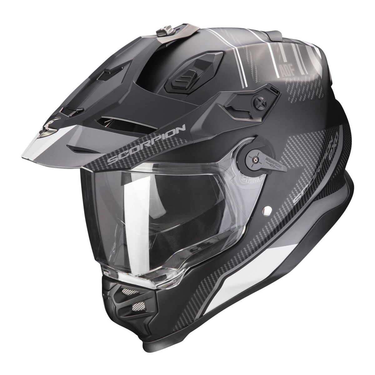 Scorpion ADF-9000 Air Carbon Kapalı Motorcycle Helmet Black