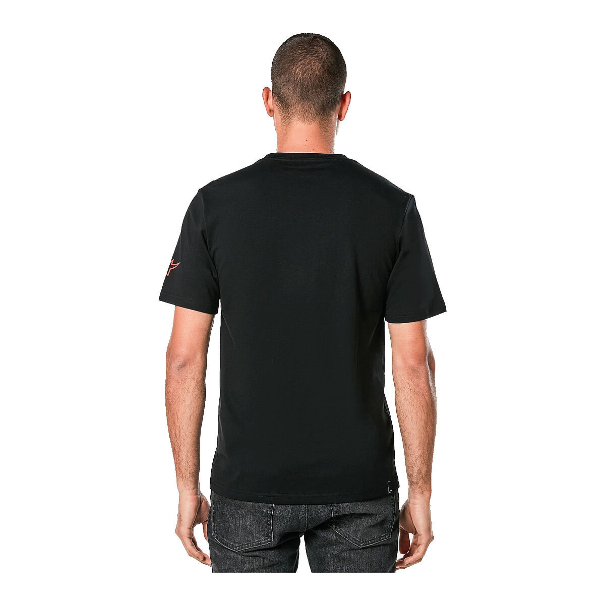 Alpinestars Linear Wormark 2.0 CSF Tişört Siyah / Beyaz / Kırmızı