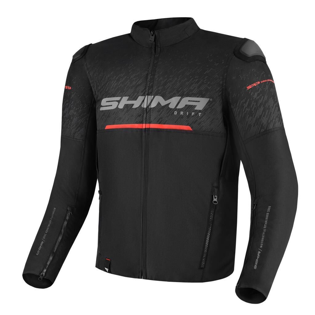 Shima Drift Korumalı Motosiklet Montu Siyah