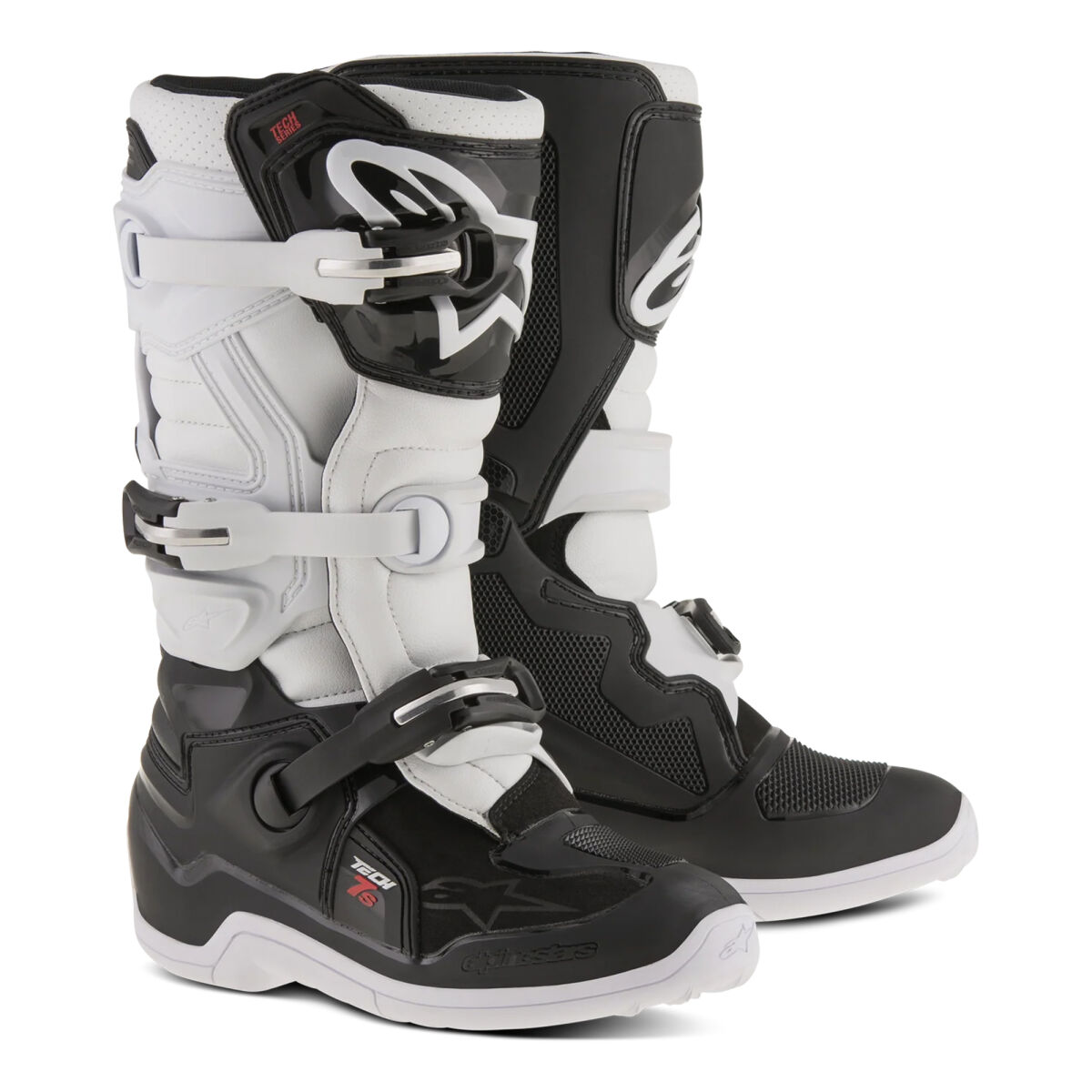 بوت موتورسیکلت Alpinestars TECH 3S کراس کودک سفید / مشکی / آبی