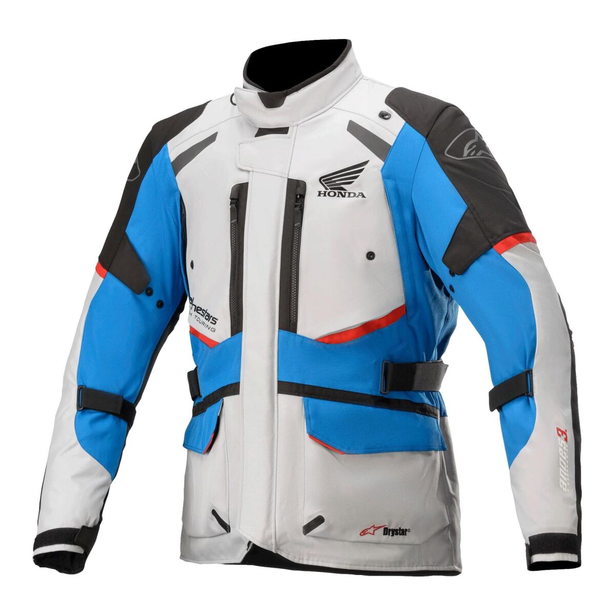 Alpinestars Honda Andes V3 Drystar Korumalı Motosiklet Montu Gri / Siyah / Mavi