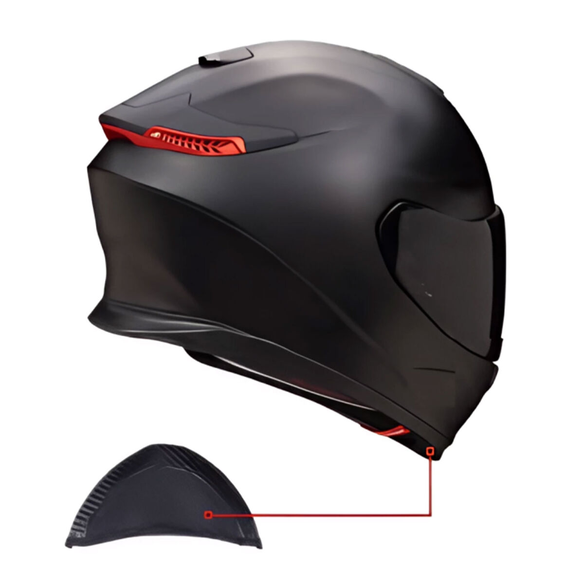 Scorpion Apex GT-SP Air Carbon RüZgar Perdesi Black