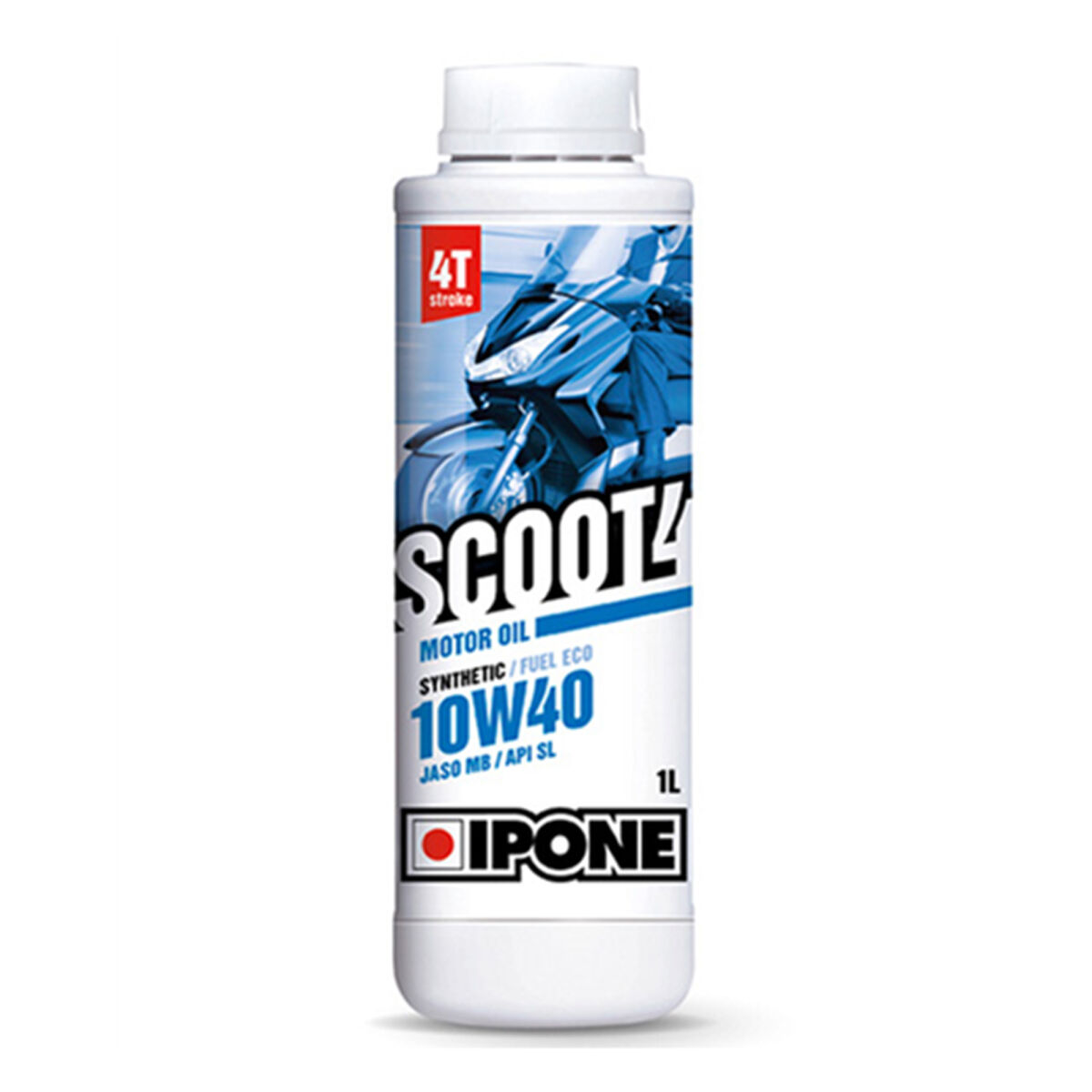 قطعات موتورسیکلت Ipone Scoot 4 10W40 4T Sentetik Scooter موتورسیکلت روغن 1L