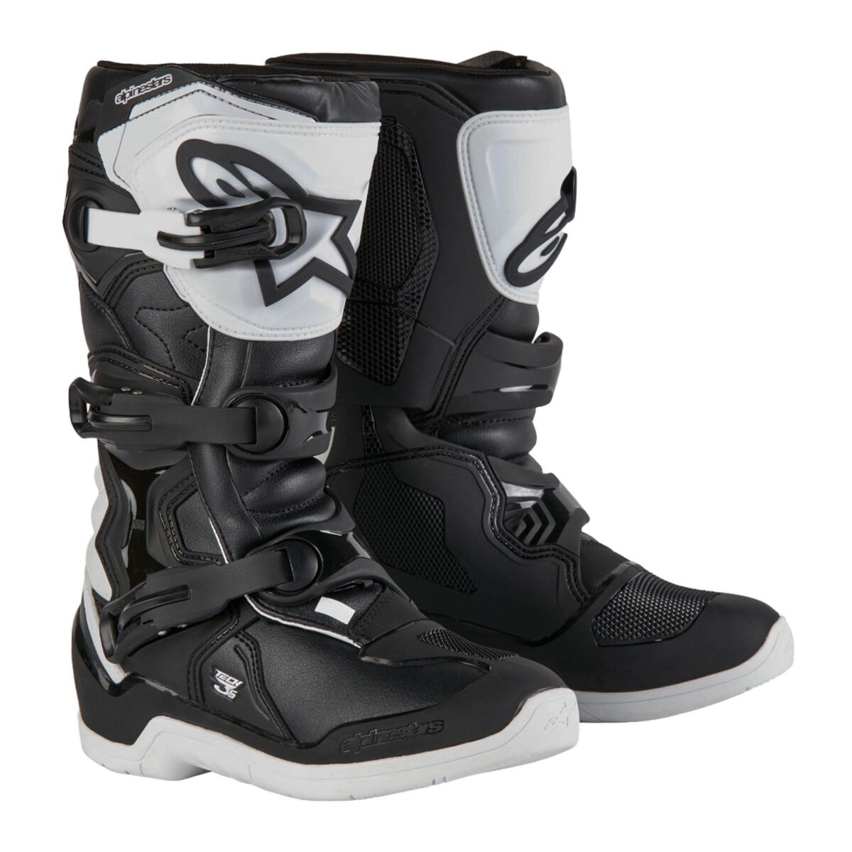 Alpinestars TECH 3S Kros Çocuk Motosiklet Botu Beyaz / Siyah / Mavi