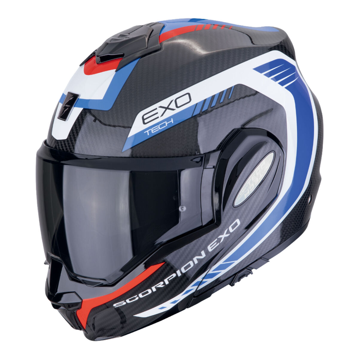 Scorpion Exo-Tech Evo Pro Acuti Çene Açılabilir Motosiklet Gri / Siyah / Kırmızı