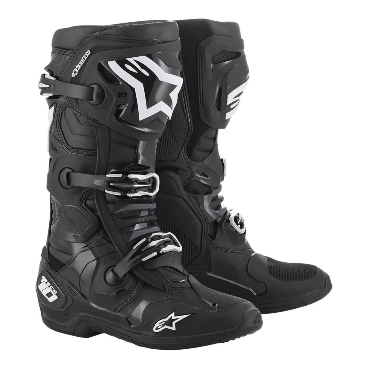 Alpinestars SMX S Protective Spor Motorcycle Boot Black / White