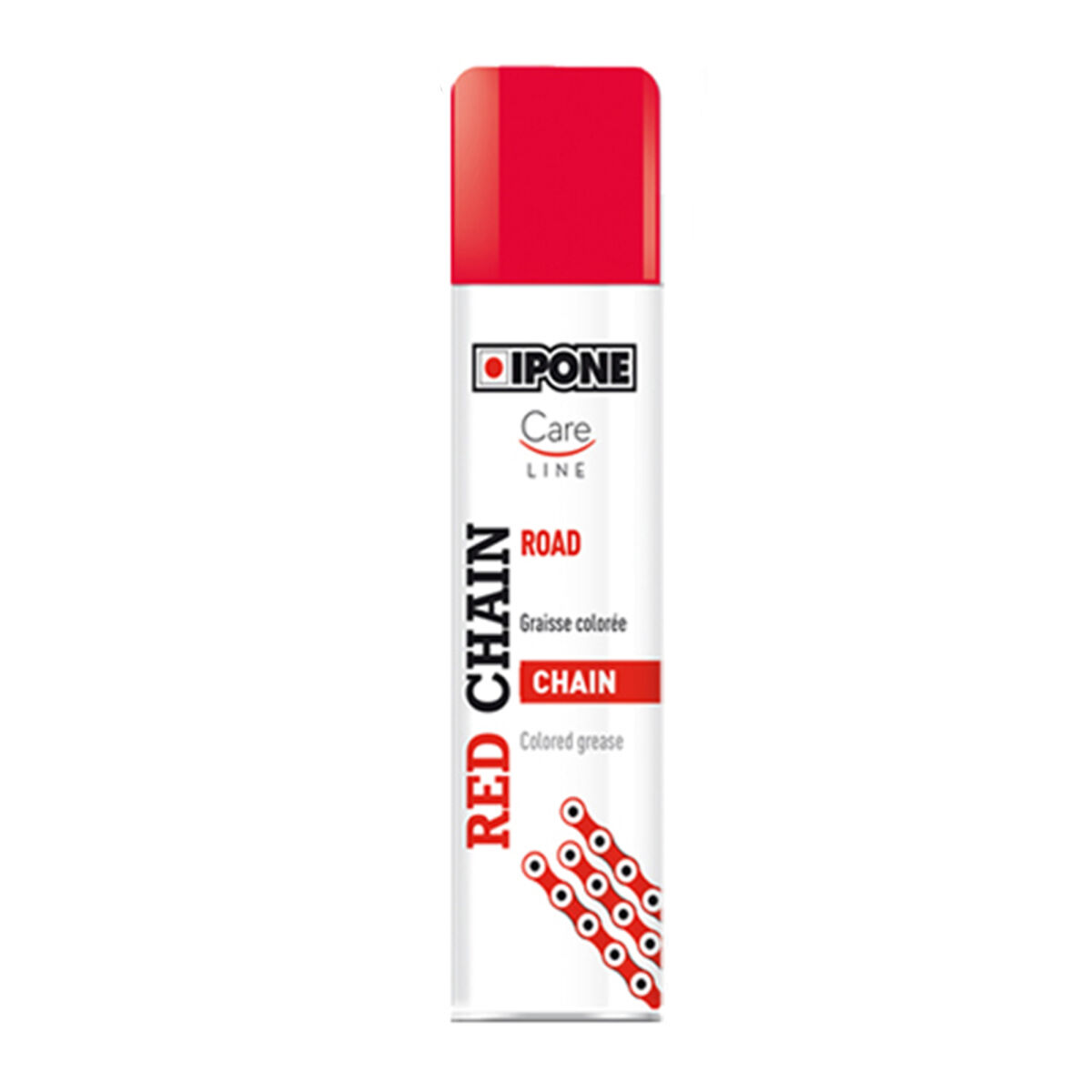 قطعات موتورسیکلت Ipone قرمز Sprey زنجیر روغن 250 ML