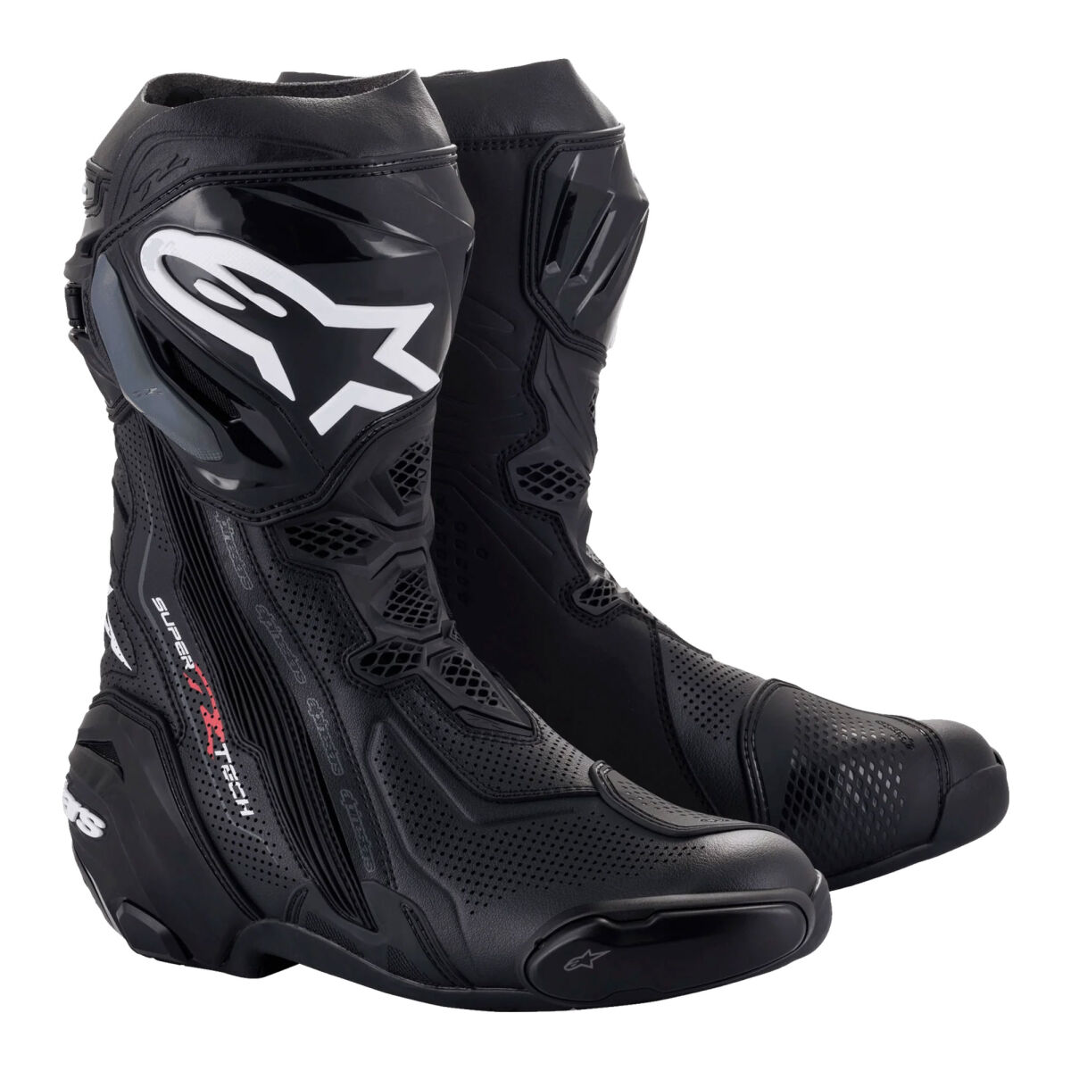 بوت موتورسیکلت Alpinestars Supertech R Limited Edition Flyte Vented محافظ‌دار بنفش
