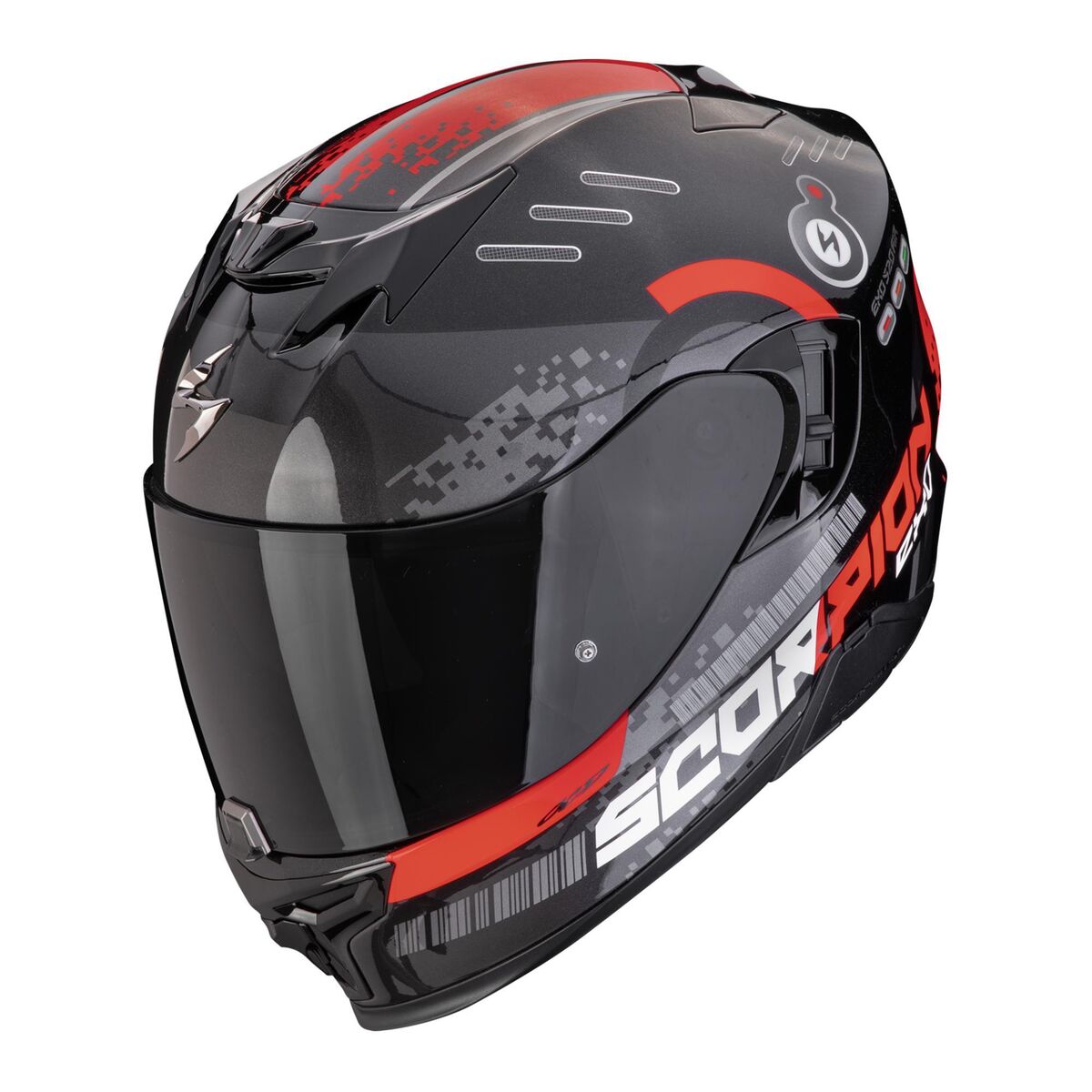 کلاه ایمنی موتورسیکلت Scorpion EXO 520 Evo Air Sensus تمام‌صورت مات مشکی / صورتی