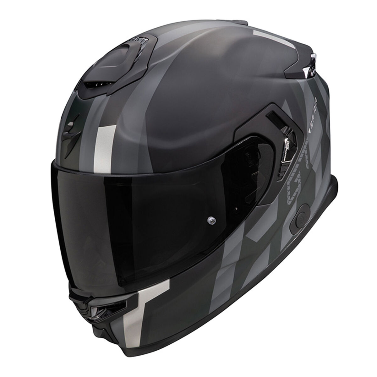 Scorpion Apex GT-SP Air Carbon Asphalt Kapalı Motosiklet Kaskı Siyah / Mavi
